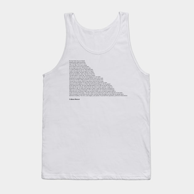 Colleen Hoover Quotes Tank Top by qqqueiru